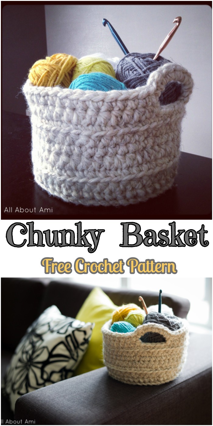 Crochet Chunky Basket