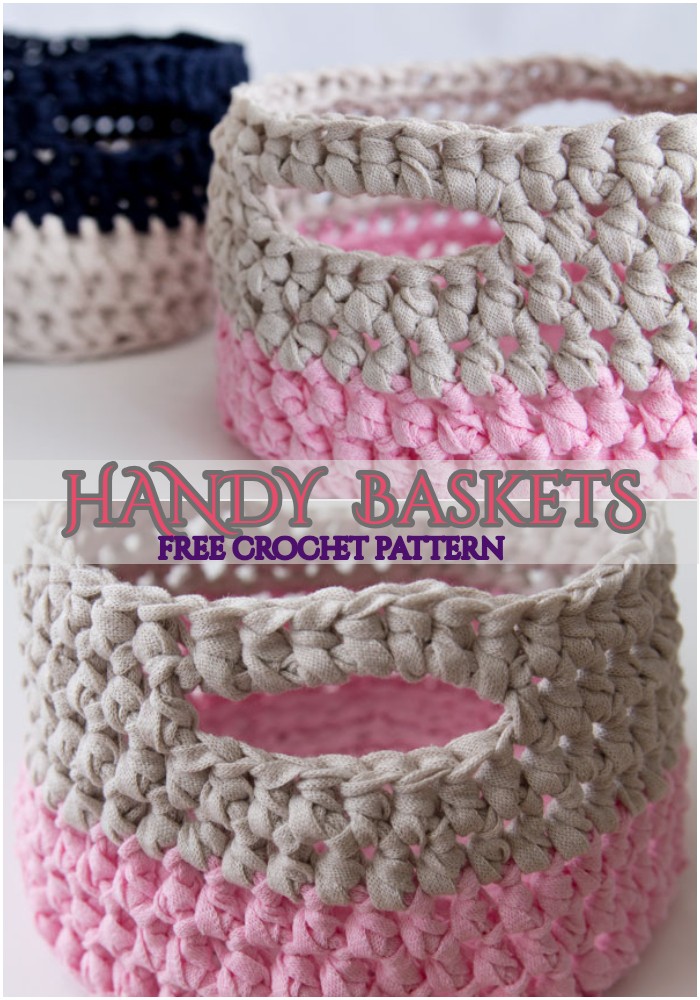 Crochet Handy Baskets