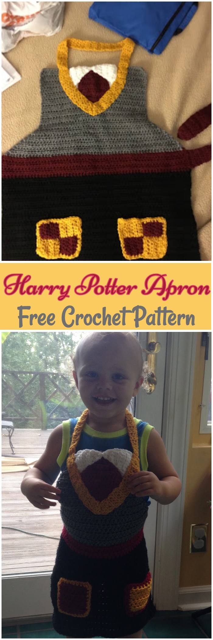 Crochet Harry Potter Apron