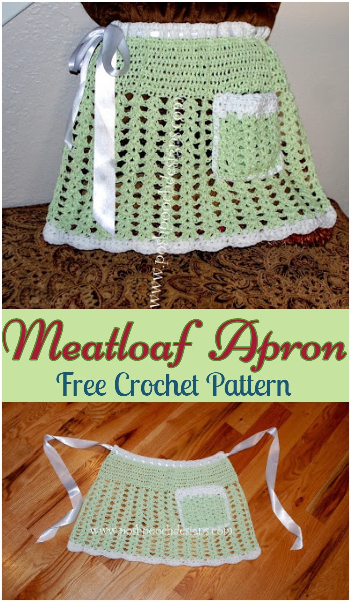 Crochet Meatloaf Apron