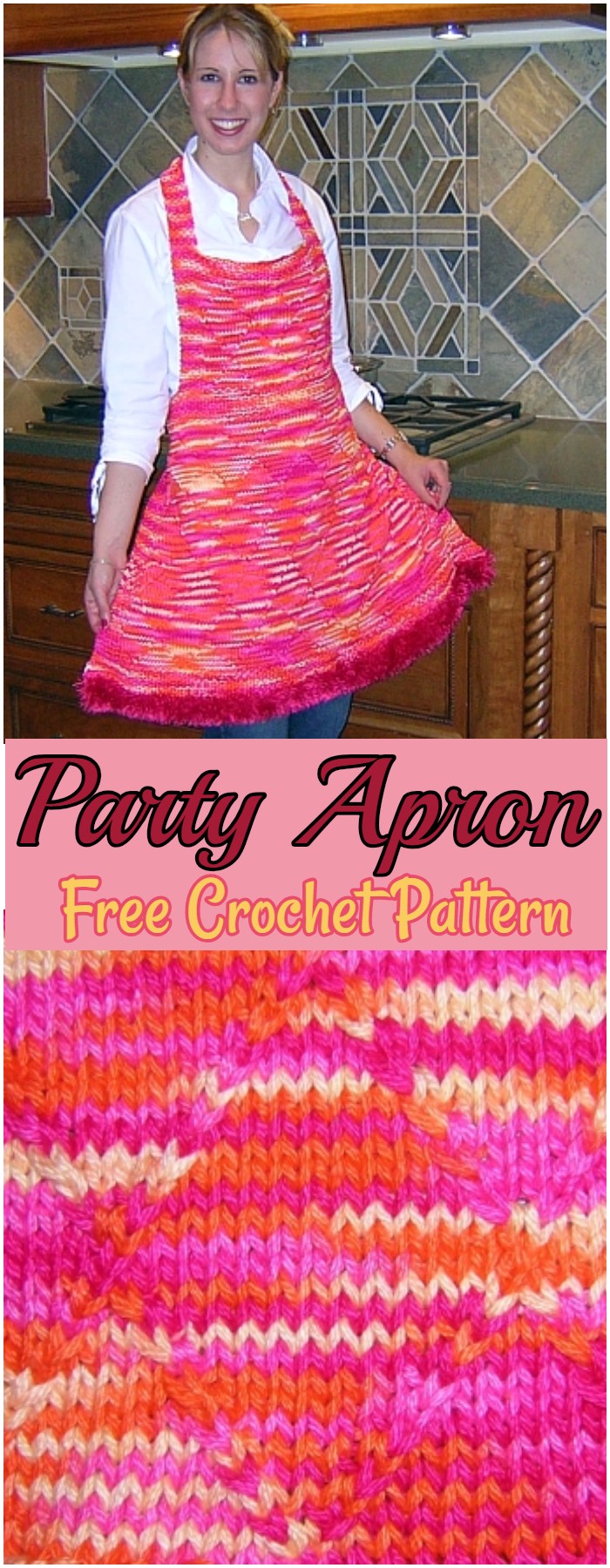 Crochet Party Apron