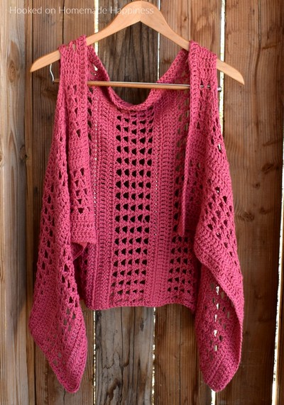Crochet Xoxo Summer Vest Cardigan Pattern
