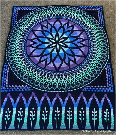 Rozeta Scheepjes Crochet Blanket Pattern