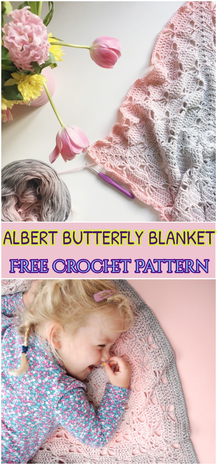 Crochet Albert Butterfly Blanket