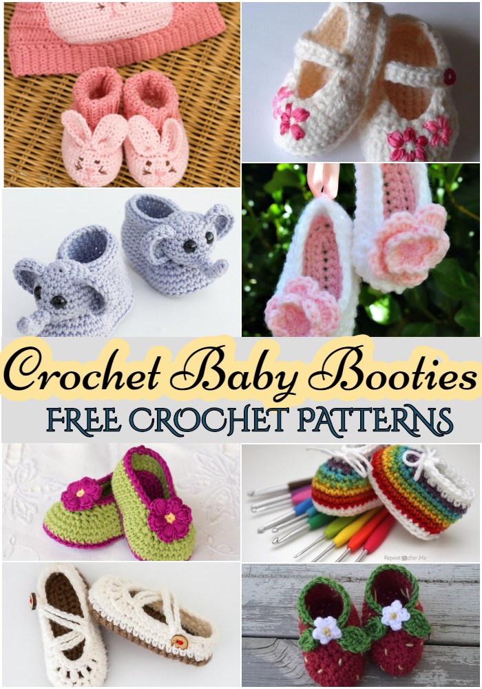 Crochet Baby Booties 