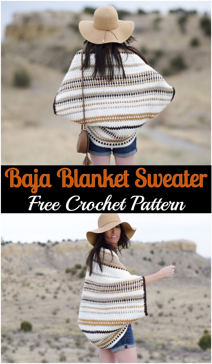 Crochet Baja Blanket Sweater