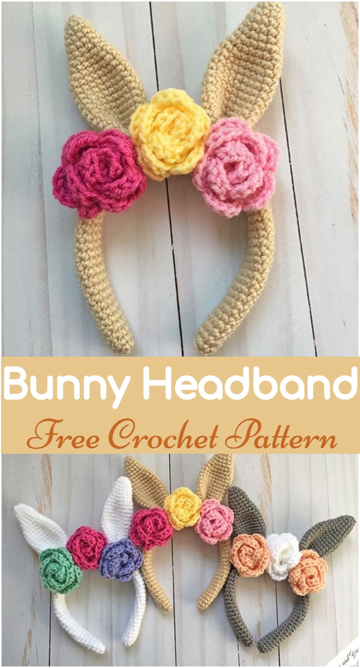 Crochet Bunny Headband