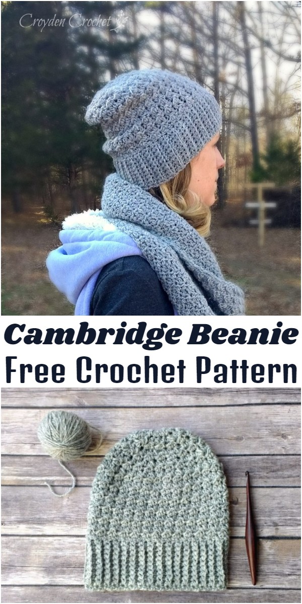 Crochet Cambridge Beanie
