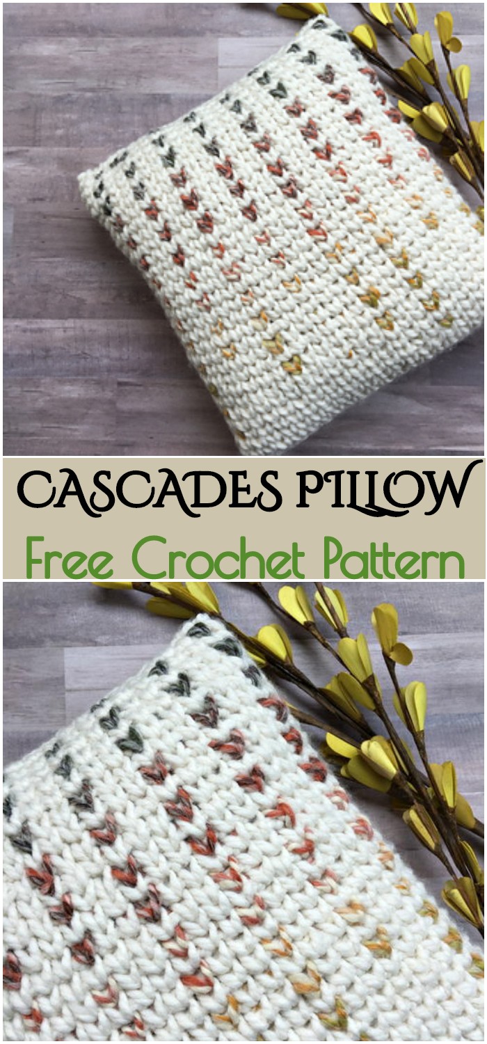 Crochet Cascades Pillow