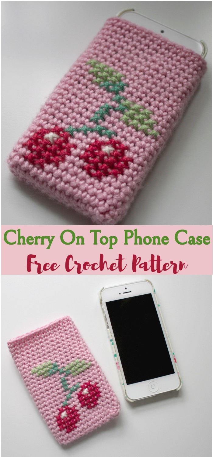 Crochet Cherry On Top Phone Case