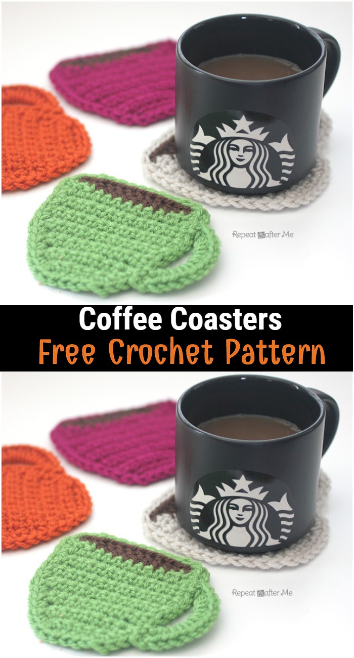 Crochet Coffee Casters