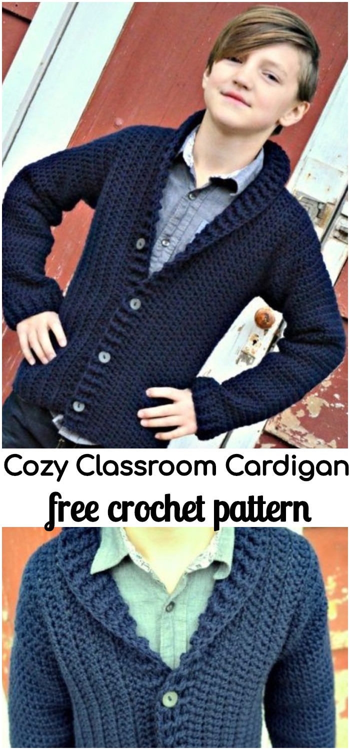 Crochet Cozy Classroom Cardigan