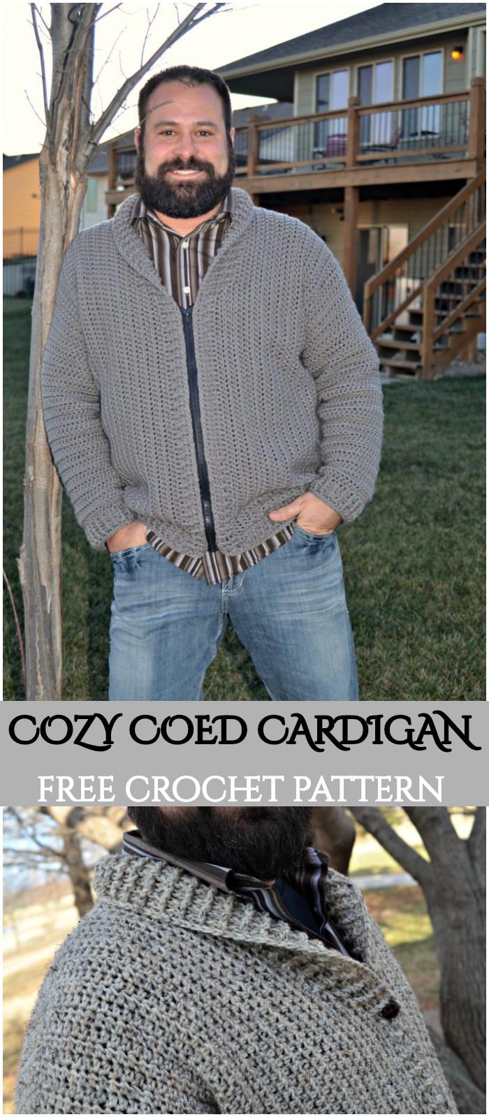 Crochet Cozy Coed Cardigan