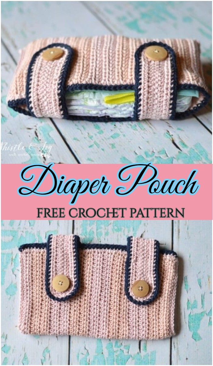 Crochet Diaper Pouch
