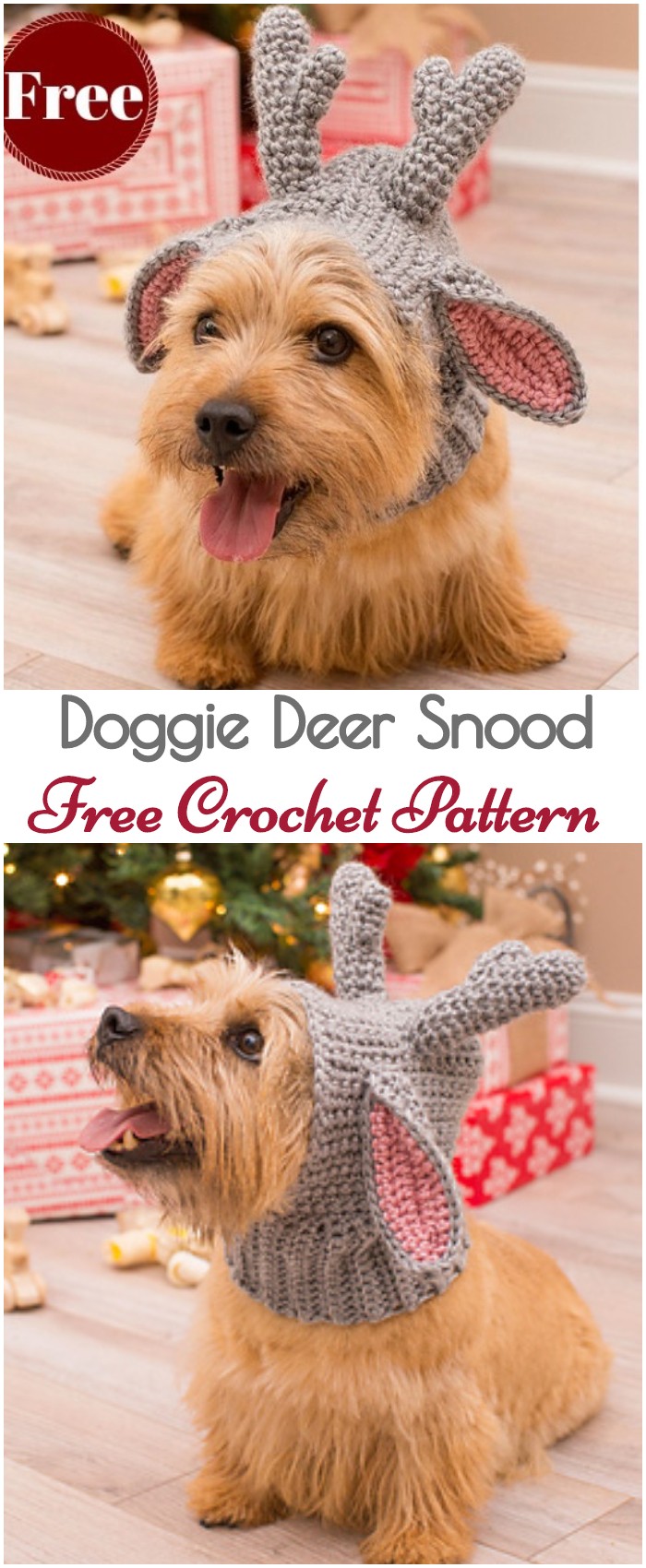 Crochet Doggie Deer Snood
