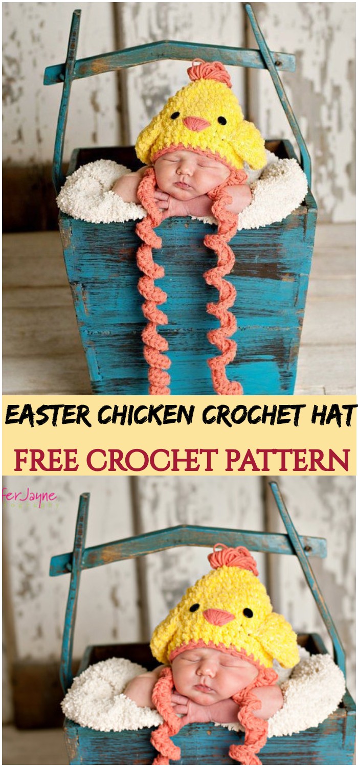 Crochet Easter Chicken Crochet Hat