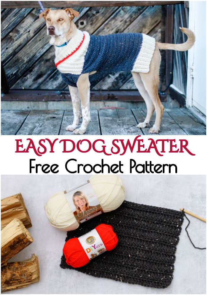 Crochet Easy Dog Sweater