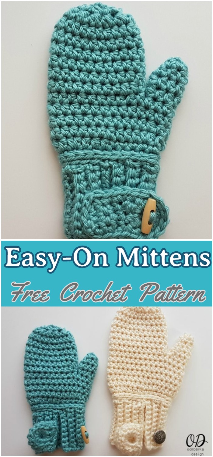 Crochet Easy-On Mittens