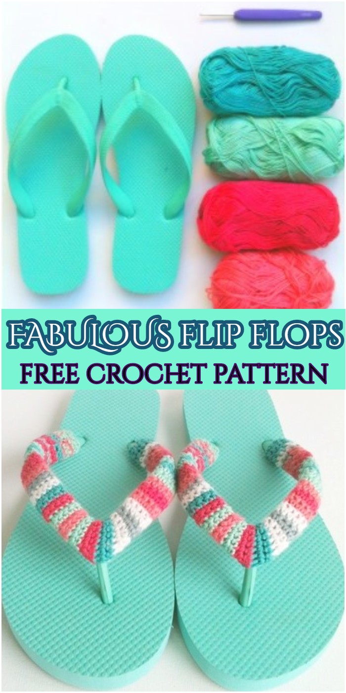 Crochet Fabulous flip flops