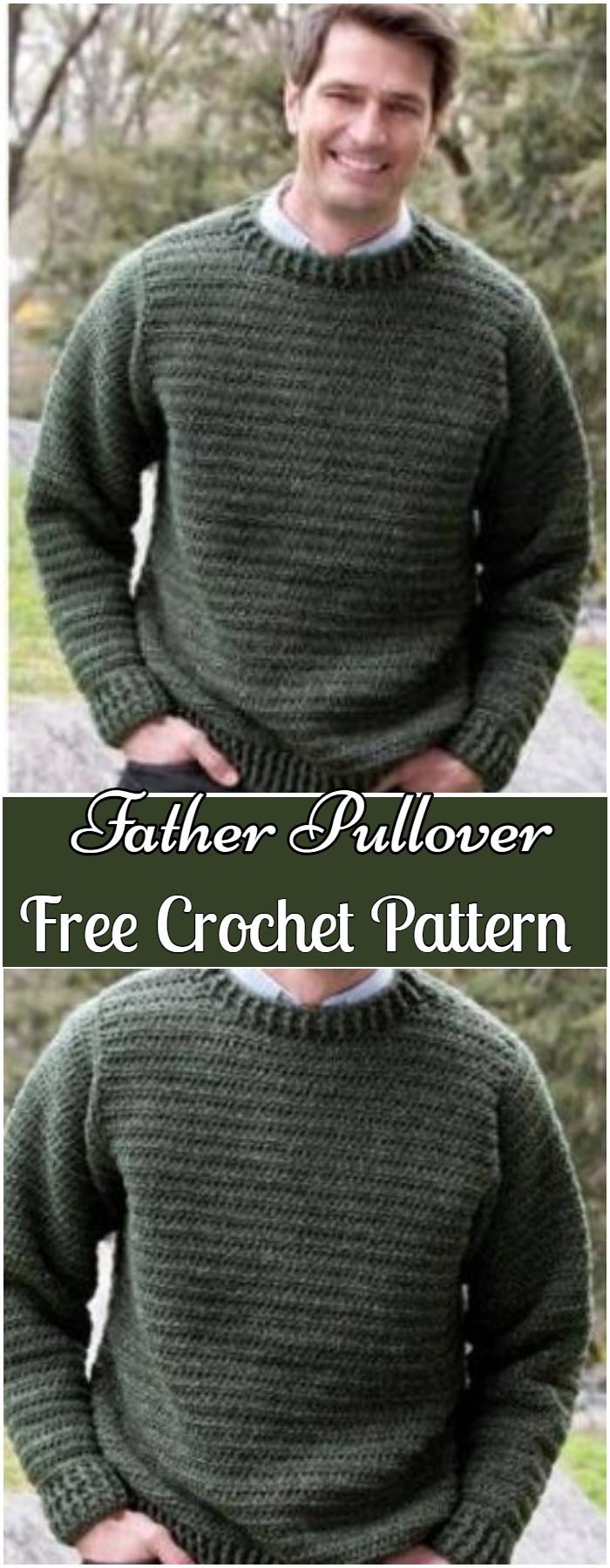 Crochet Father Pullover