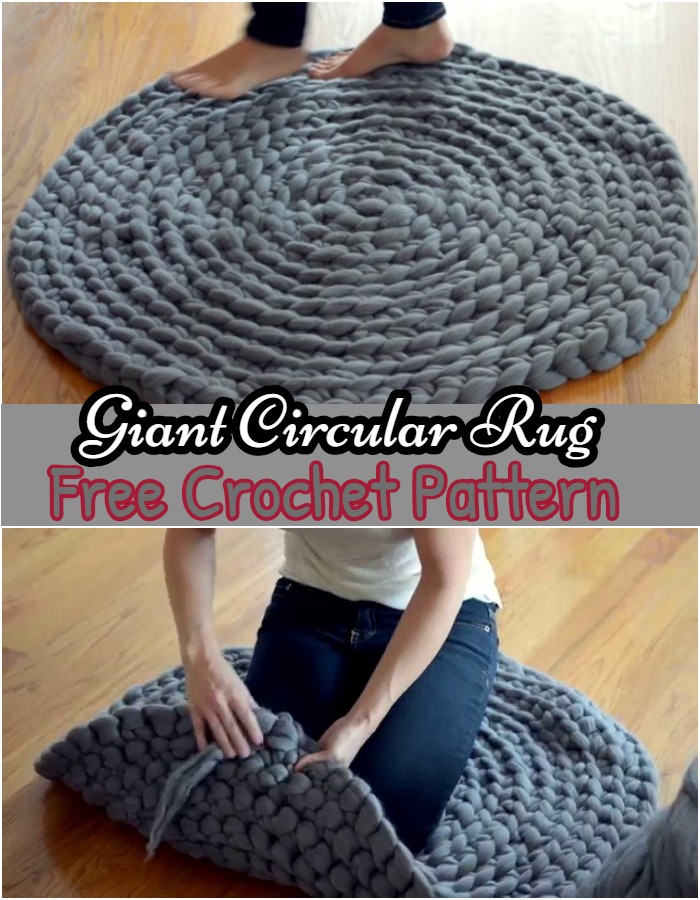 Crochet Giant Circular Rug