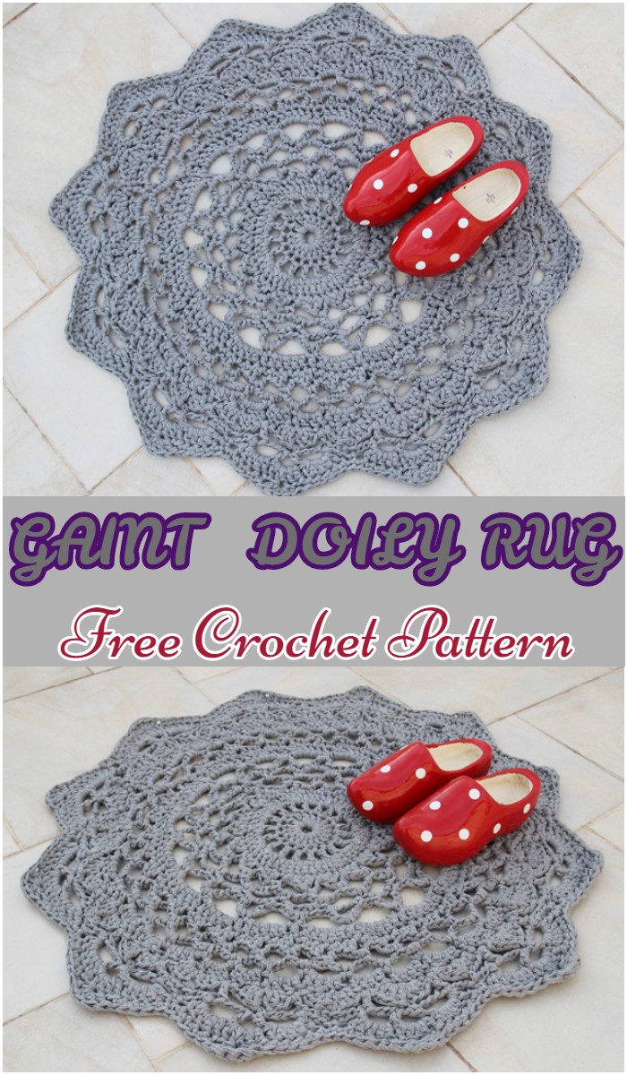 Crochet Giant Doily Rug