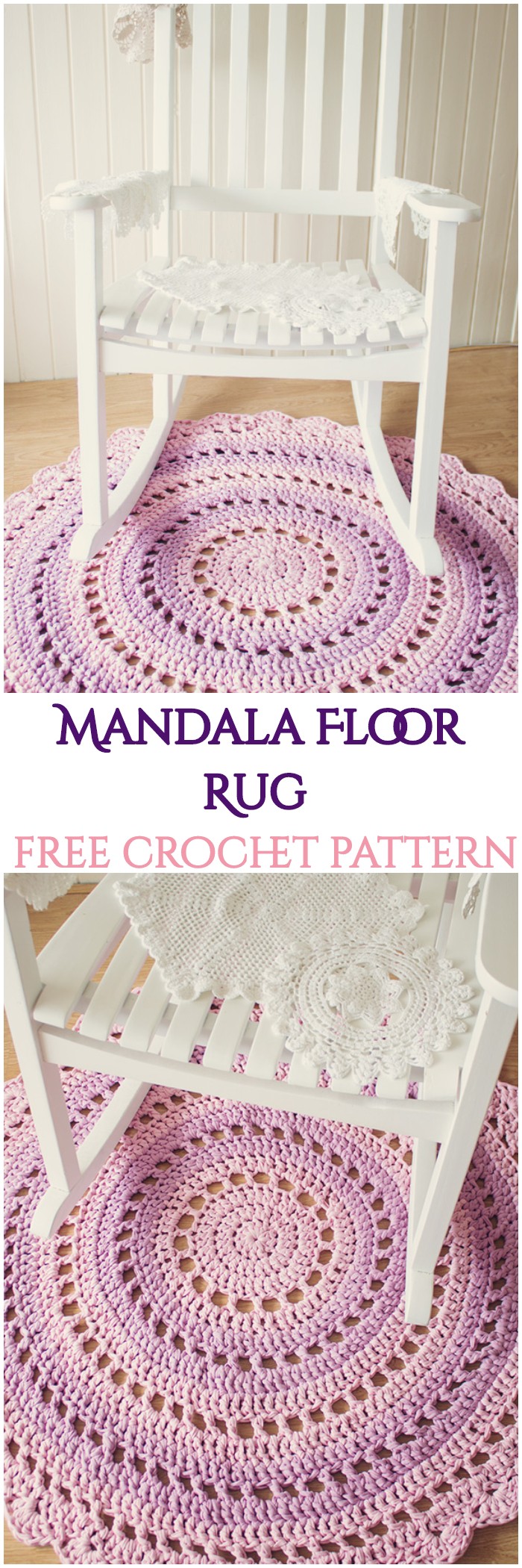 Crochet Gorgeous Mandala Floor Rug