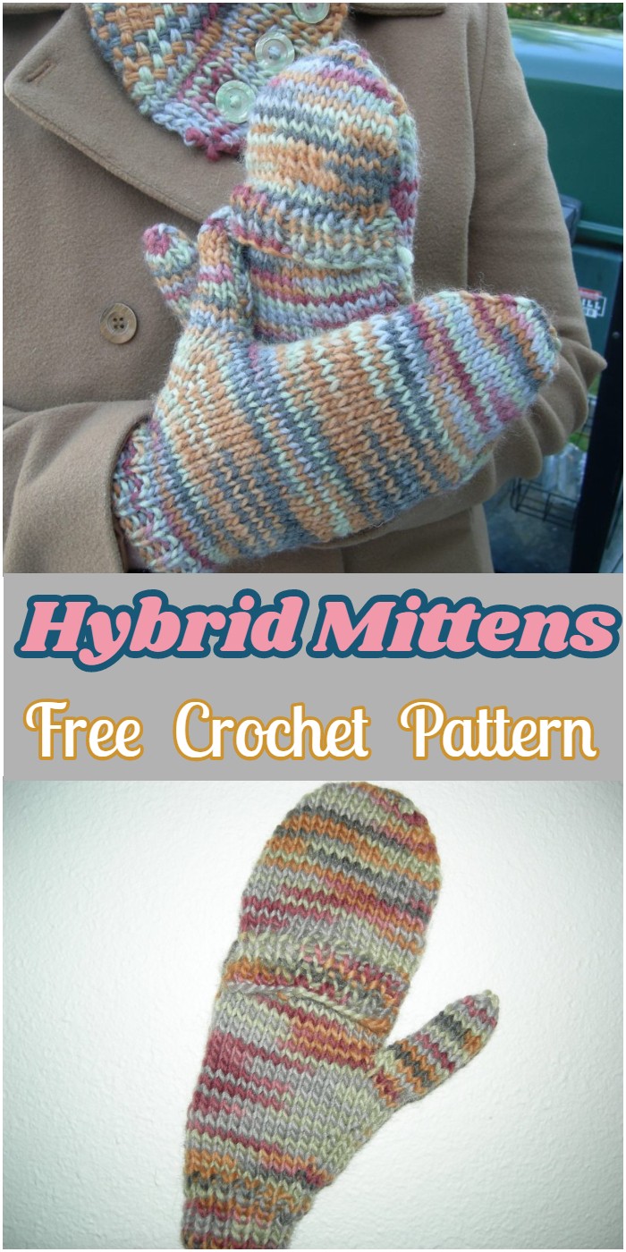 Crochet Hybrid Mittens