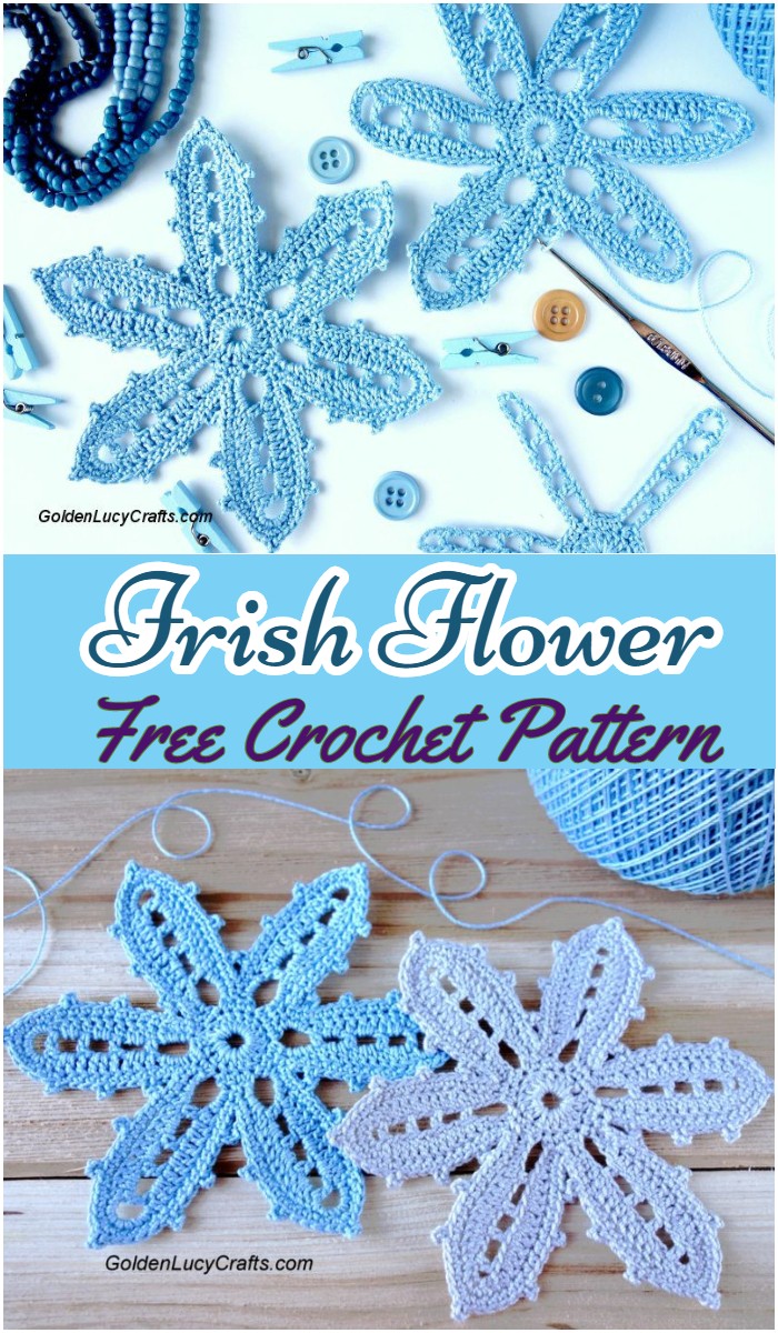 Crochet Irish Flower