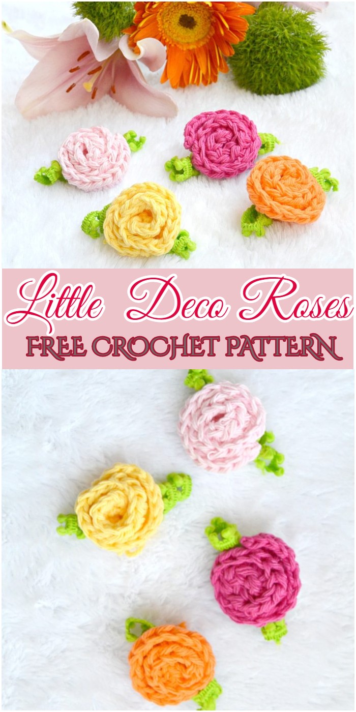Crochet Little Deco Roses