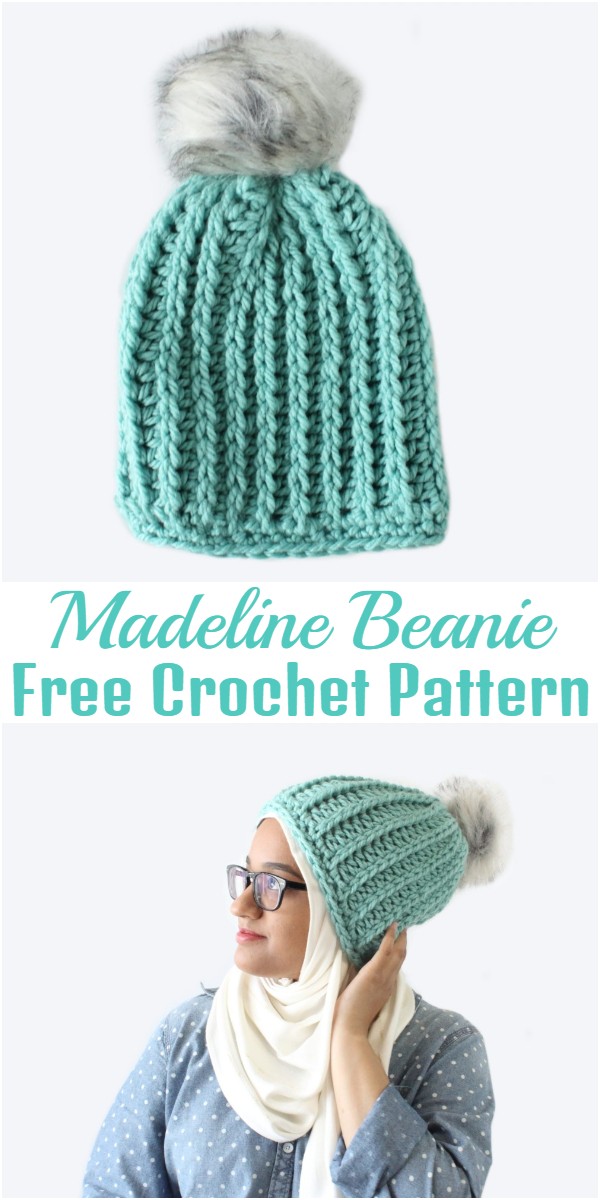 Crochet Madeline Beanie Pattern