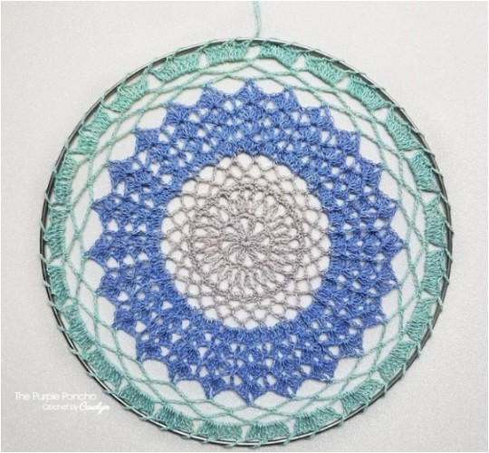 Crochet Mandala Dream Catcher