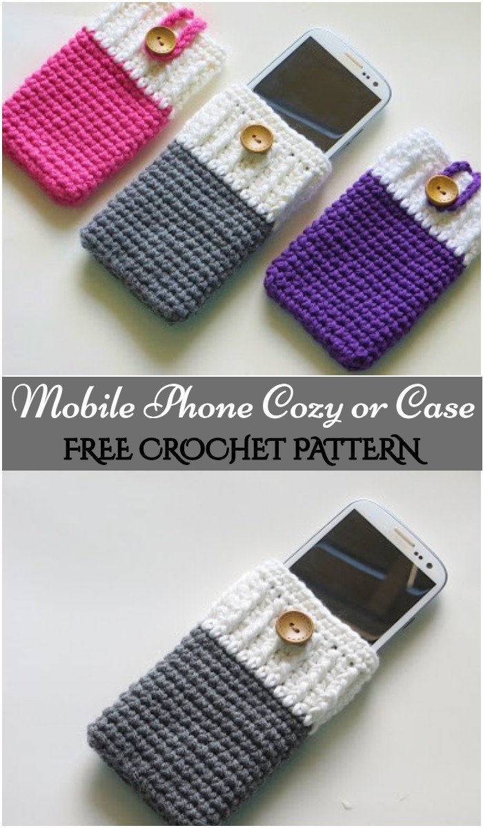 Crochet Mobile Phone Cozy or Case