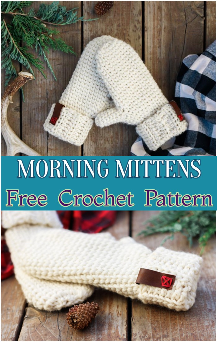 Crochet Morning Mittens