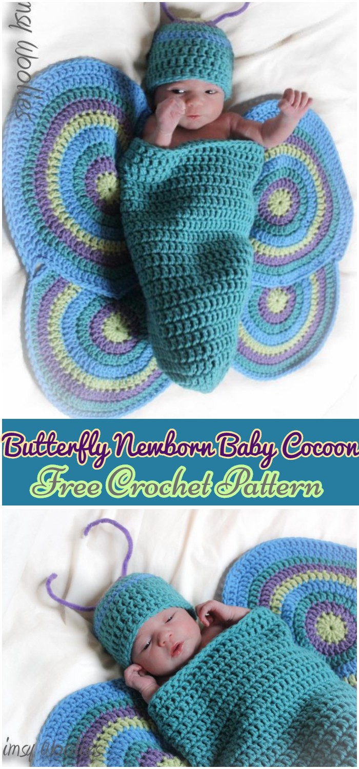 Crochet Newborn Baby Cocoon