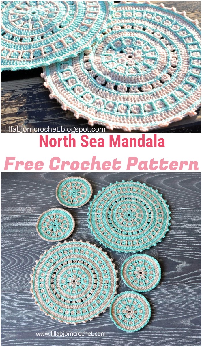 Crochet North Sea Mandala