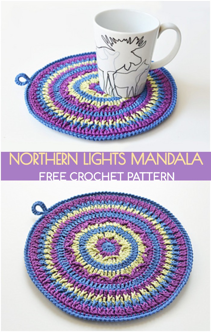 Crochet Northern Lights Mandala