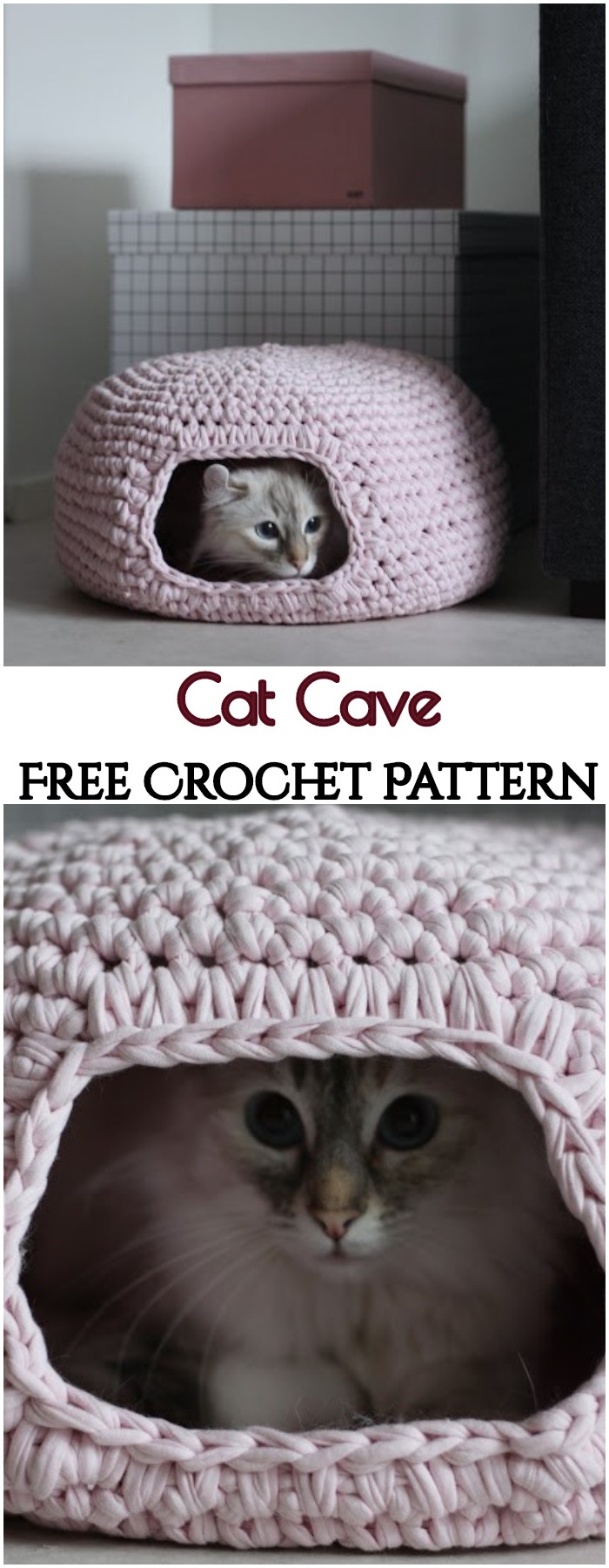Crochet Pattern For Cat Cave Cat Cave