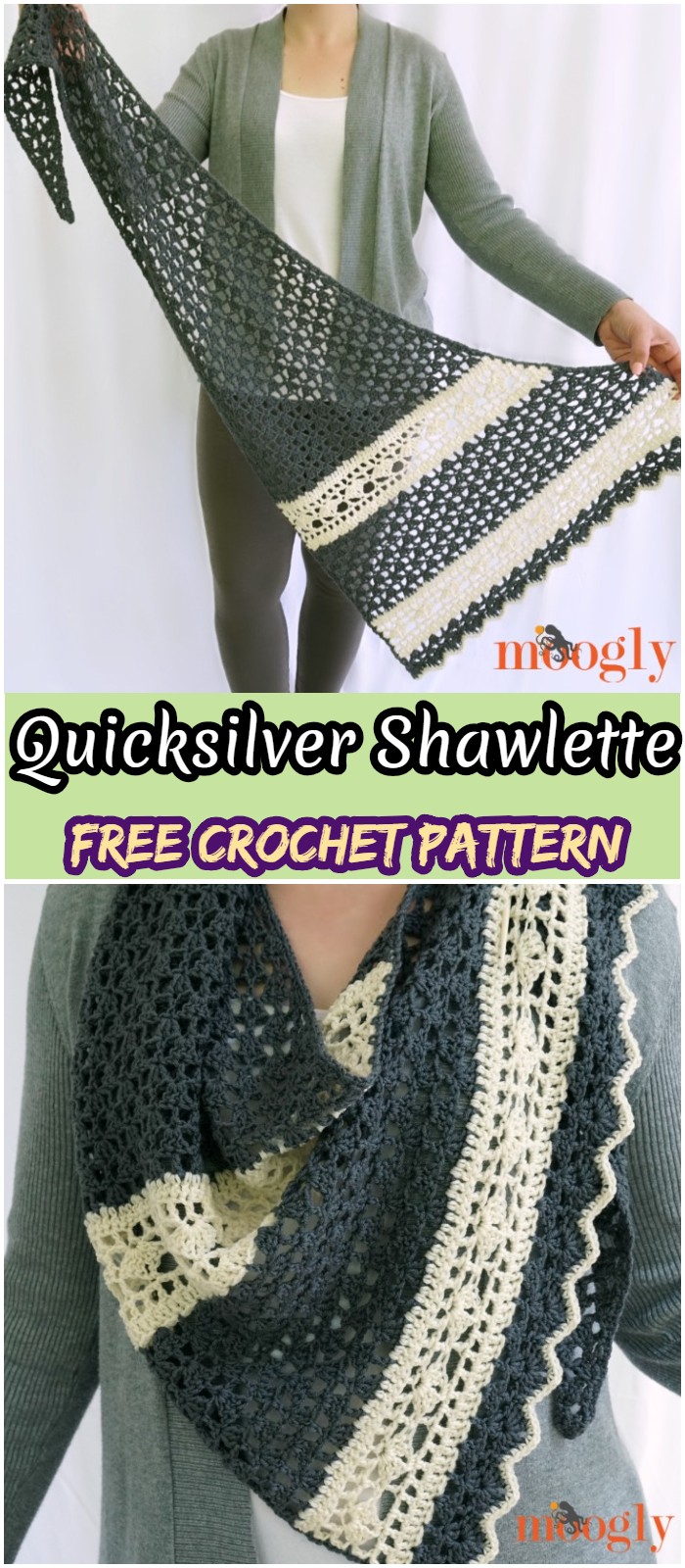 Crochet Quicksilver Shawlette