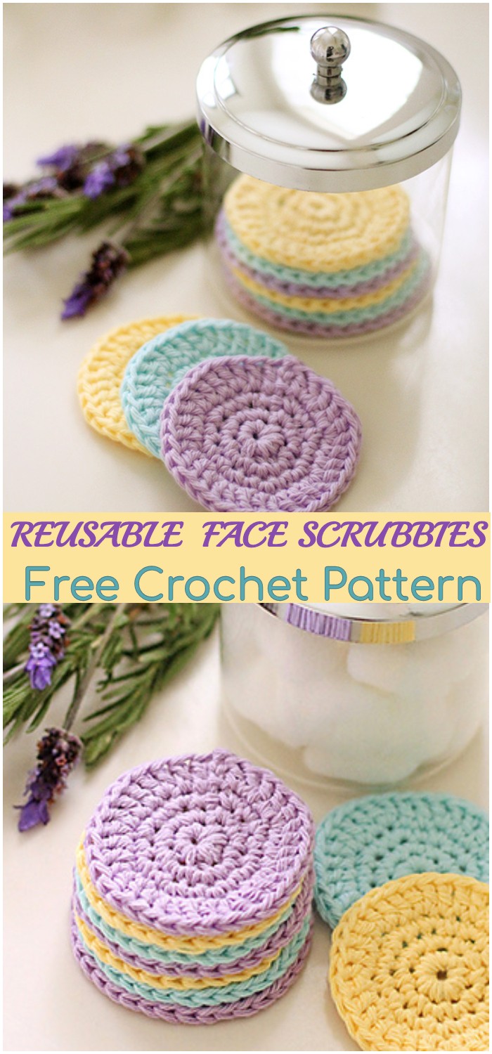 Crochet Reusable Face Scrubbies