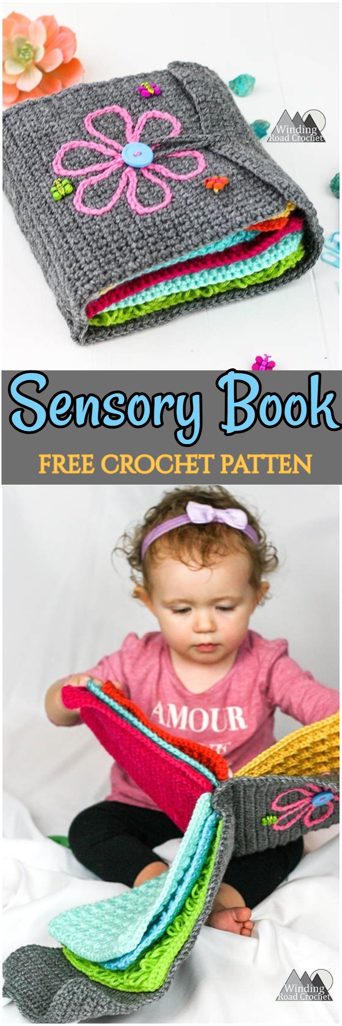 Crochet Sensory Book