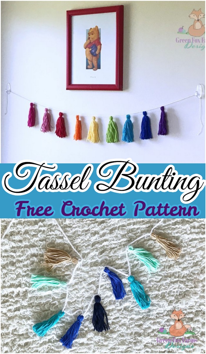 Crochet Tassel Bunting