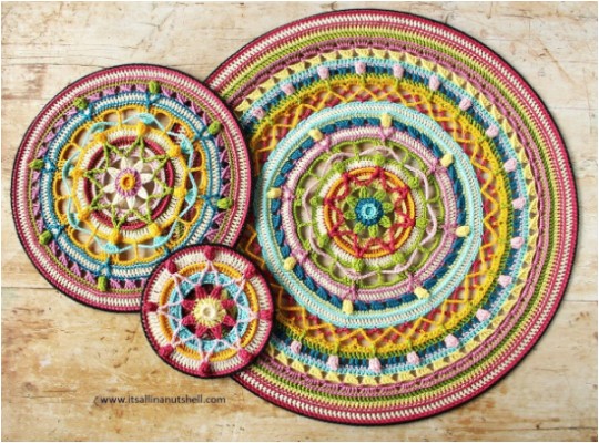 Crochet Trinity Mandalas