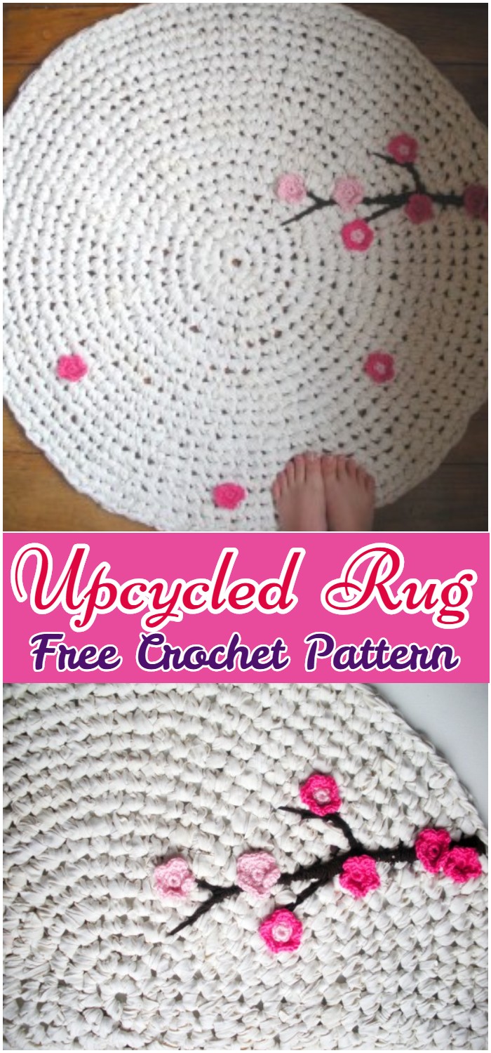 Crochet Upcycled Rug