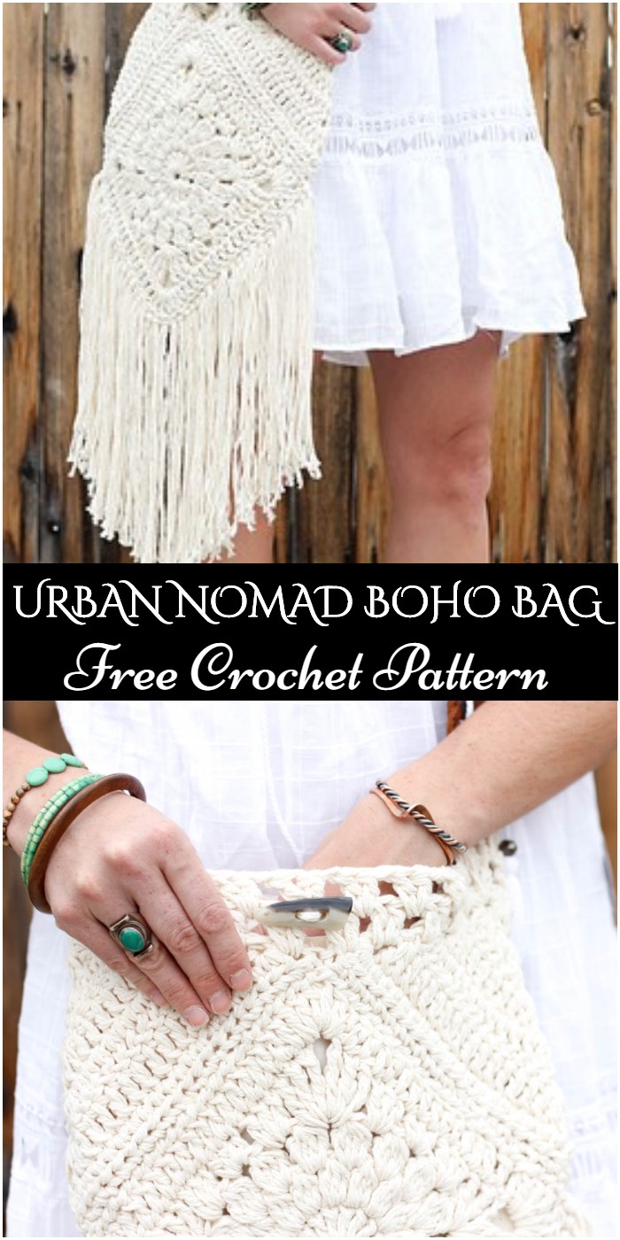 Crochet Urban Nomad Boho Bag