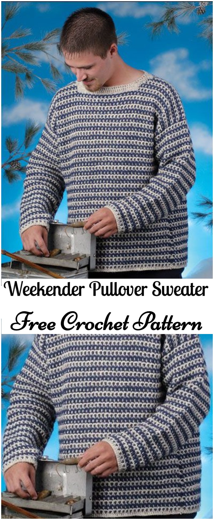 Crochet Weekender Pullover Sweater