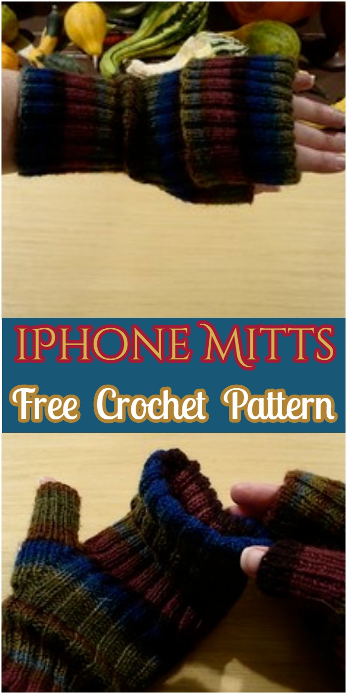 Crochet iPhone Mitts