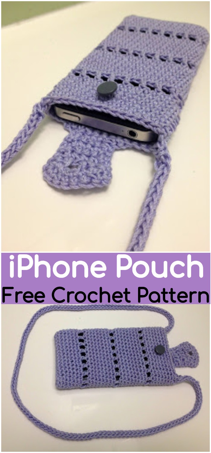 Crochet iPhone Pouch