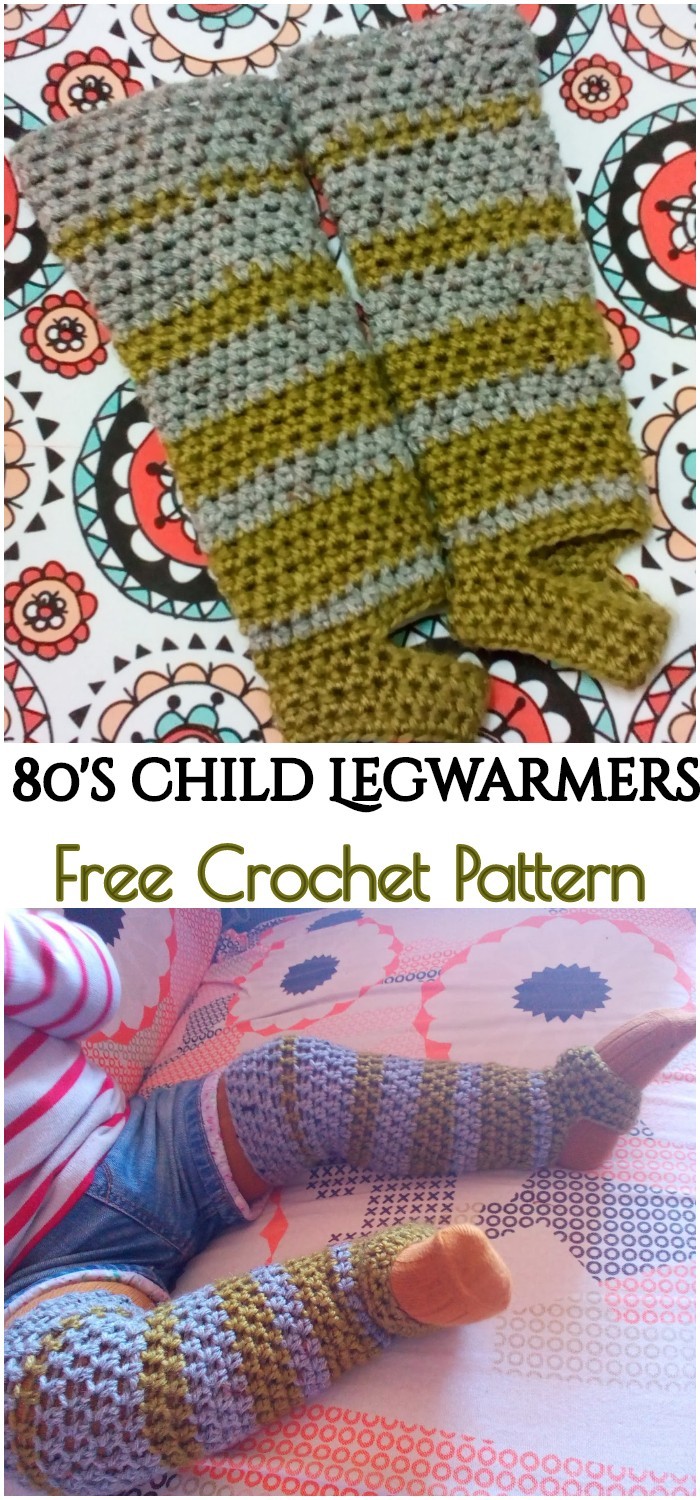 Crochet 80's Child Legwarmers