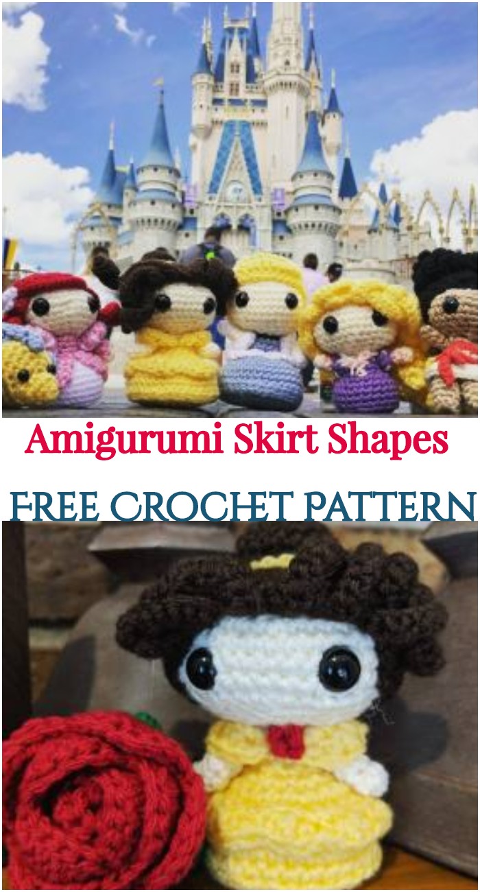 Crochet Amigurumi Skirt Shapes